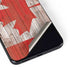 Canadian Flag Dark Wood Galaxy S22 Skin